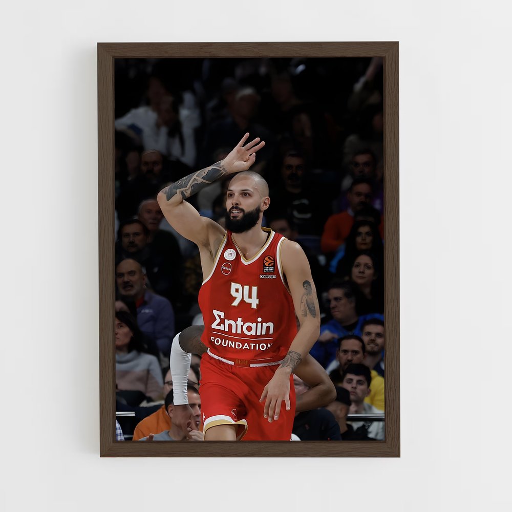 Poster Evan fournier lancer – affiche Basketball (vue 5)